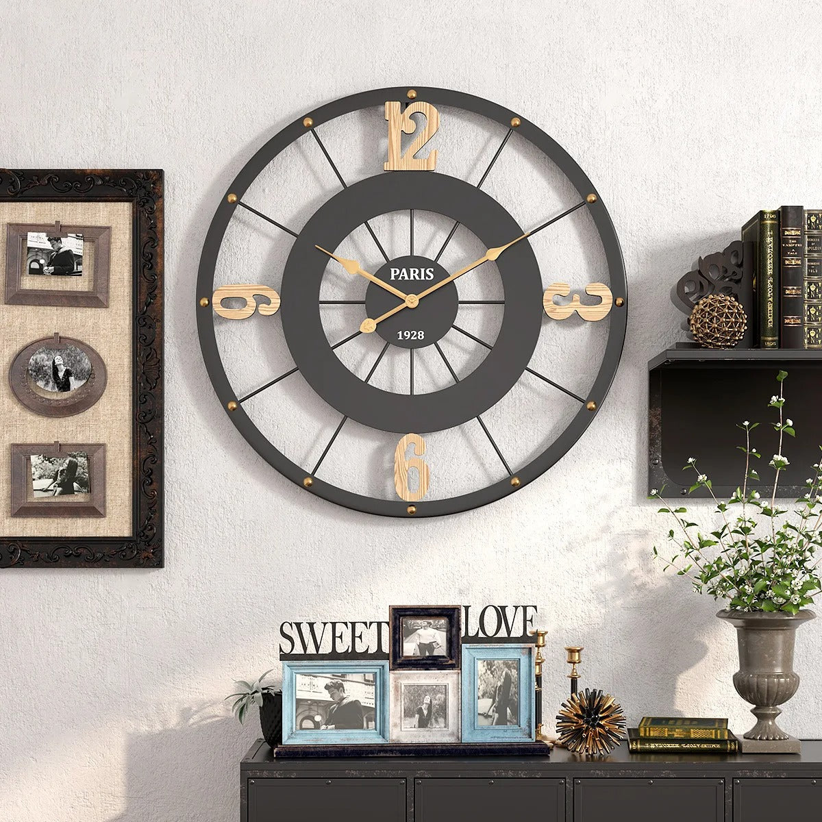 Reloj de Pared Industrial Paris - imagen 3