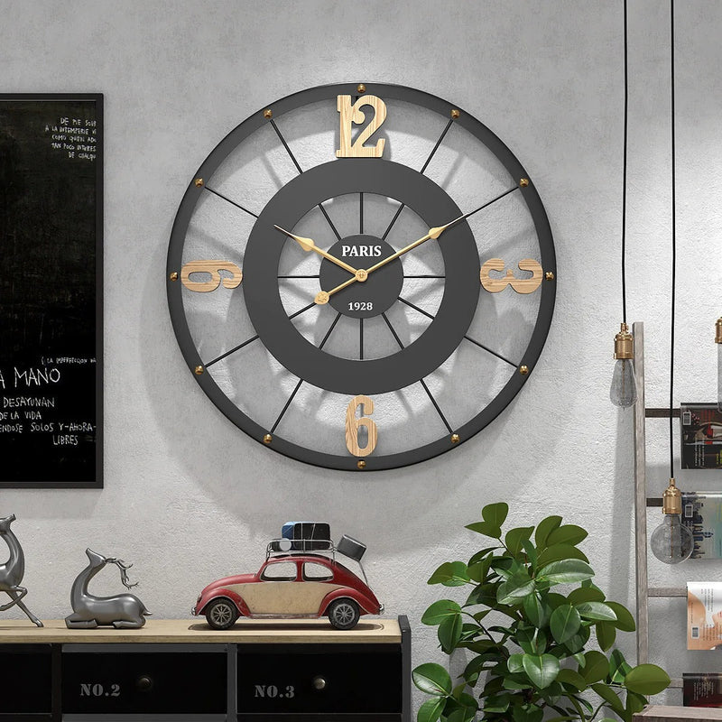 Reloj de Pared Industrial Paris