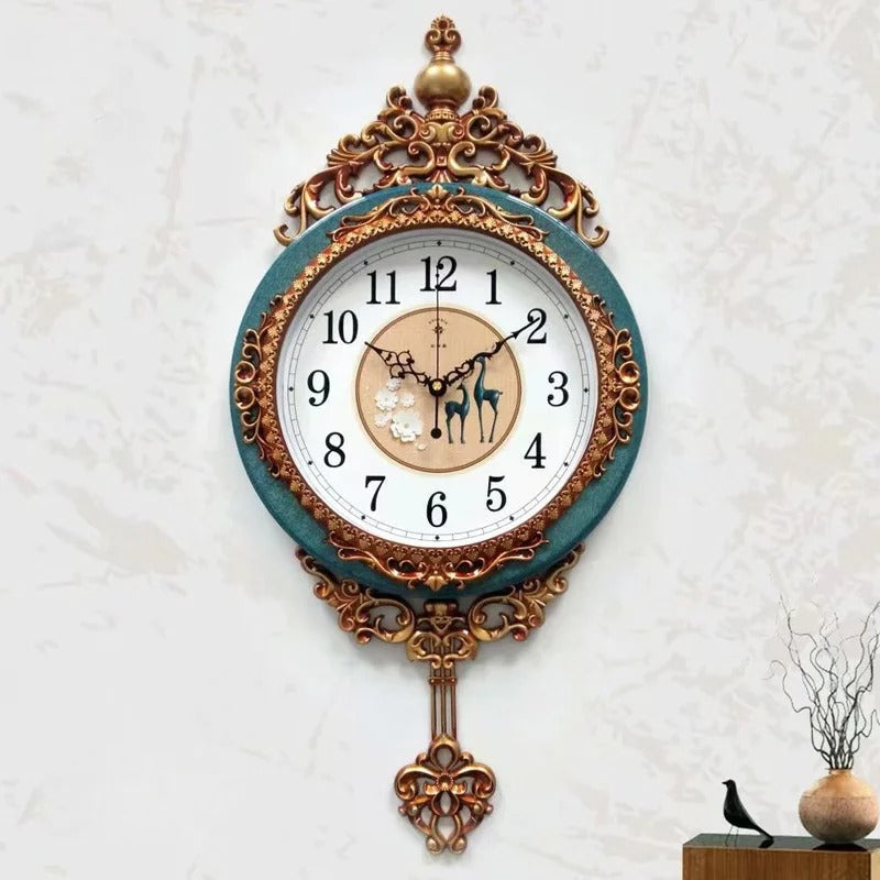 Reloj de Pared Barroco Ornamental