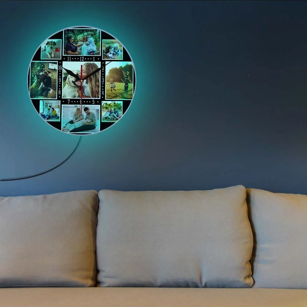 Reloj de Pared Fotos LED - imagen 6