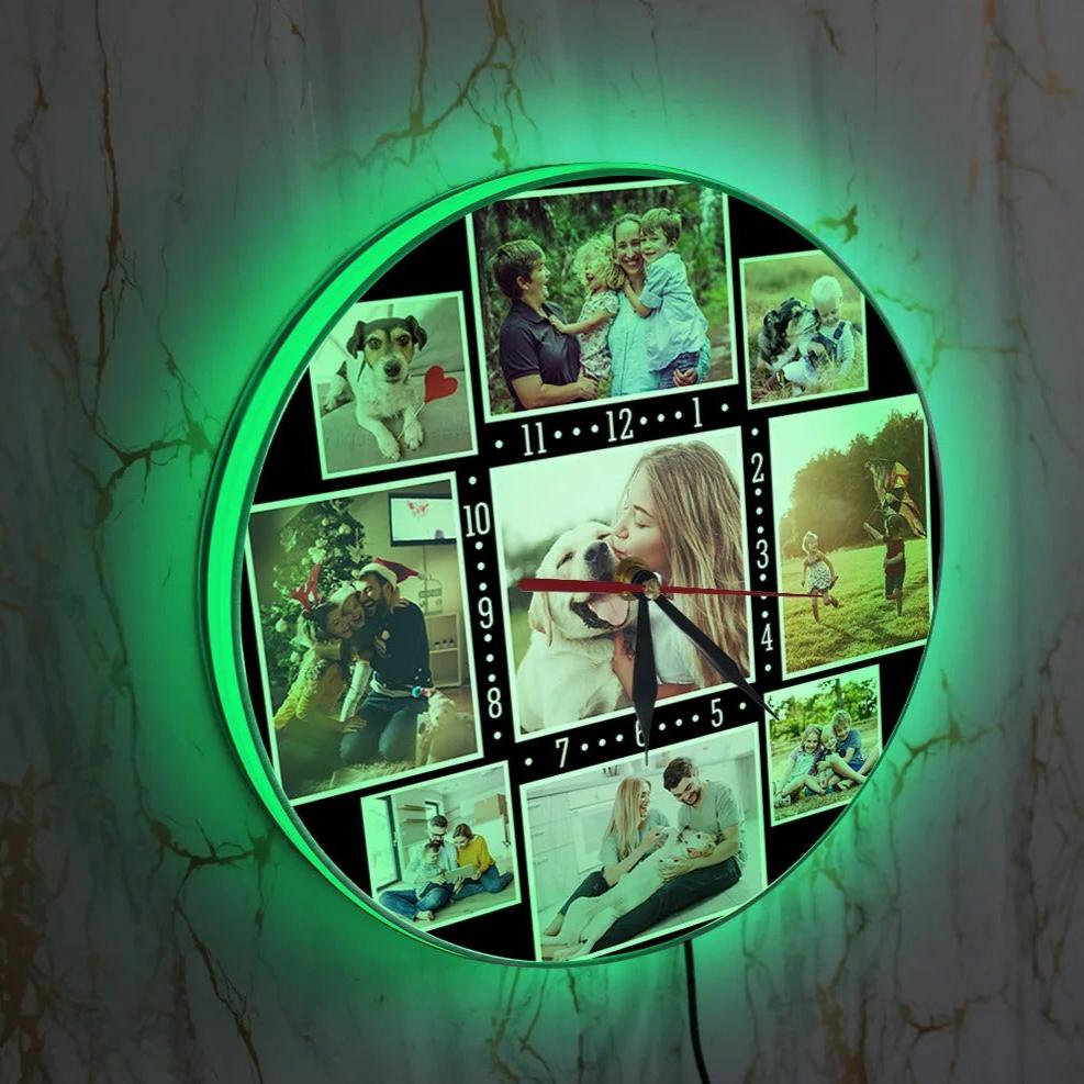 Reloj de Pared Fotos LED - imagen 3