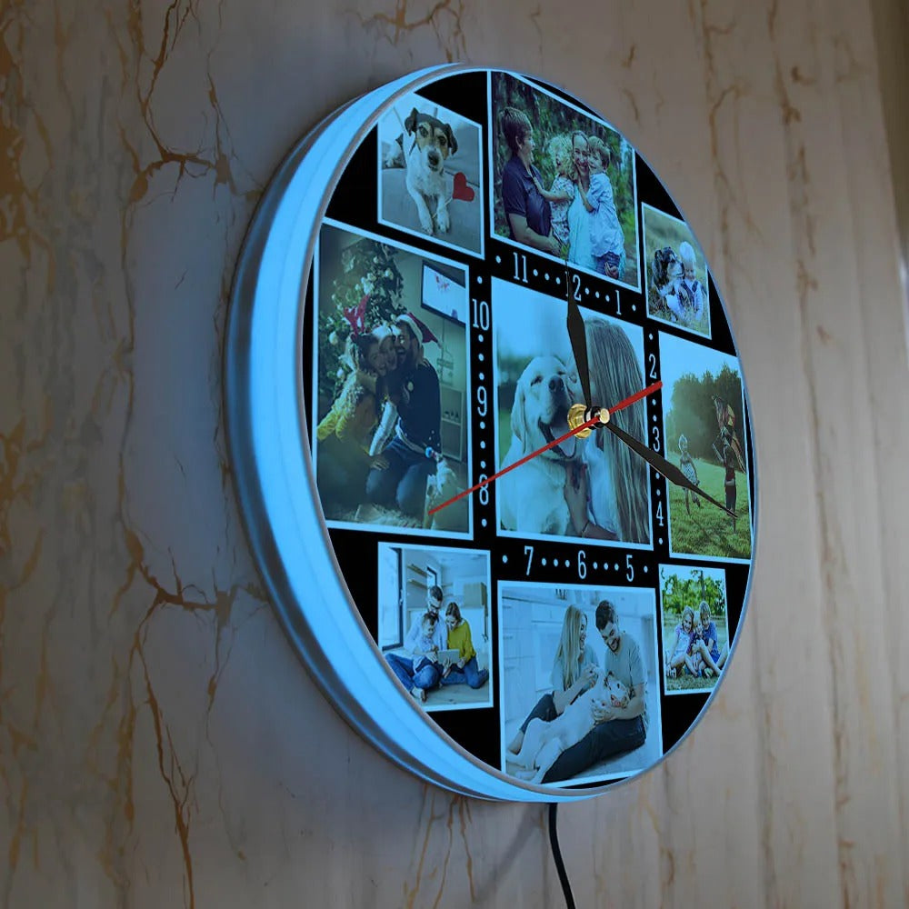 Reloj de Pared Fotos LED - imagen 4