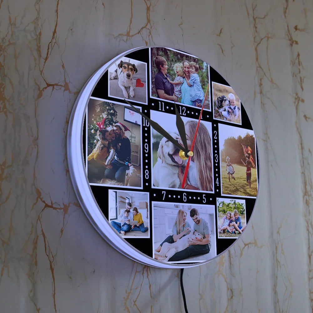 Reloj de Pared Fotos LED - imagen 2