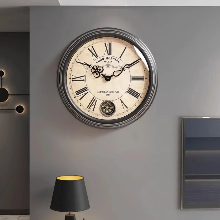 Reloj de Pared Vintage Números Romanos - imagen 3