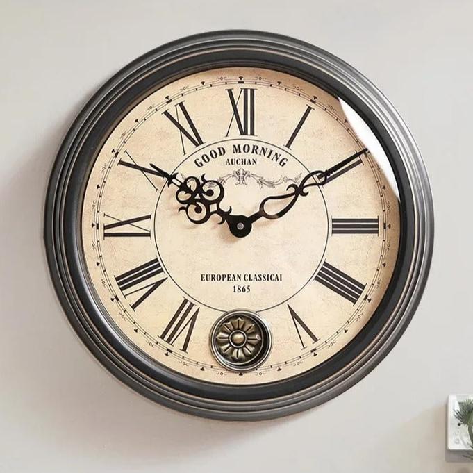 Reloj de Pared Vintage Números Romanos - imagen 5