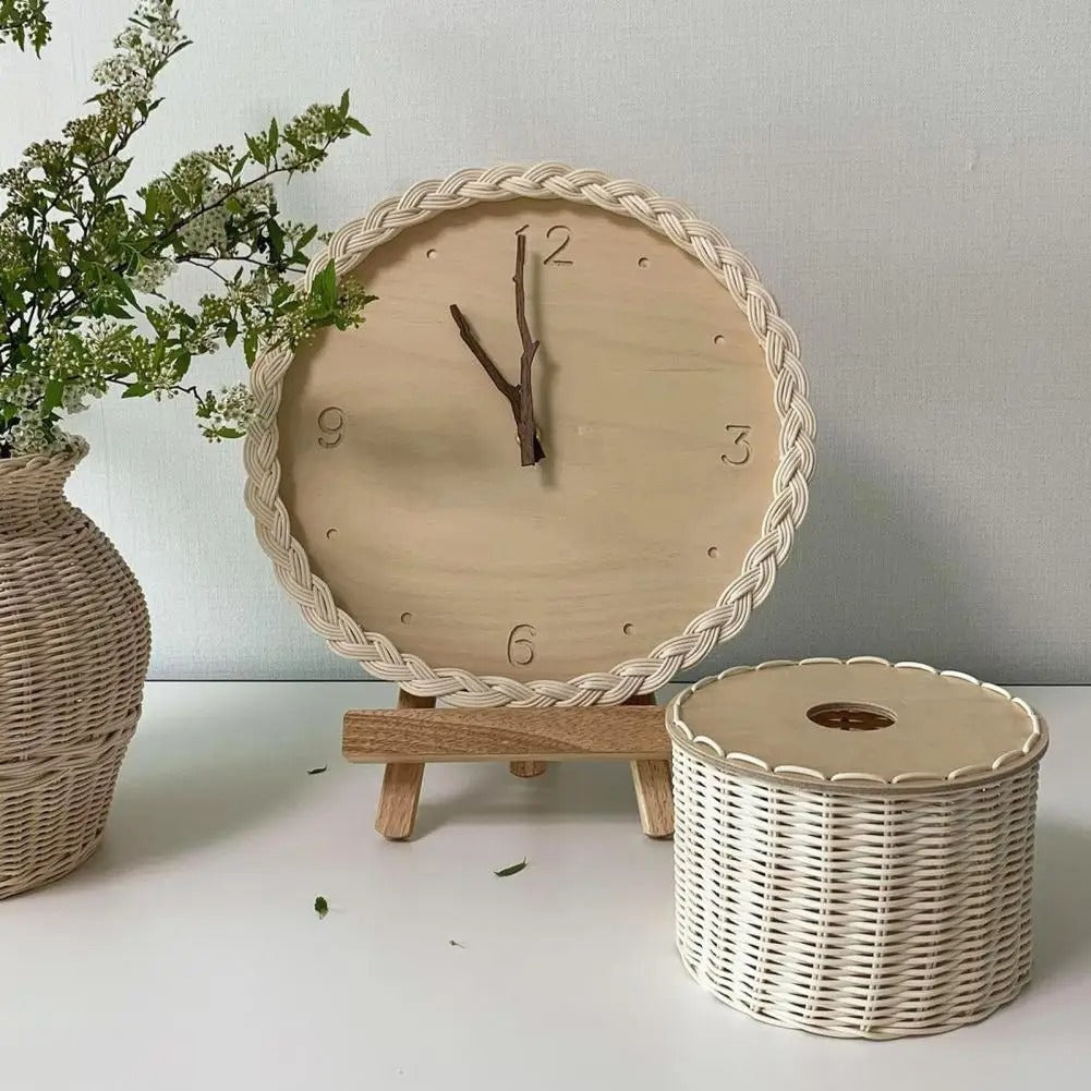 Reloj de Pared Trenzado Madera - imagen 2