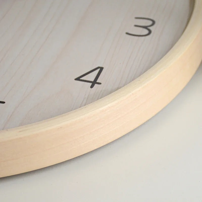 Reloj de Pared Hojas Madera - imagen 5