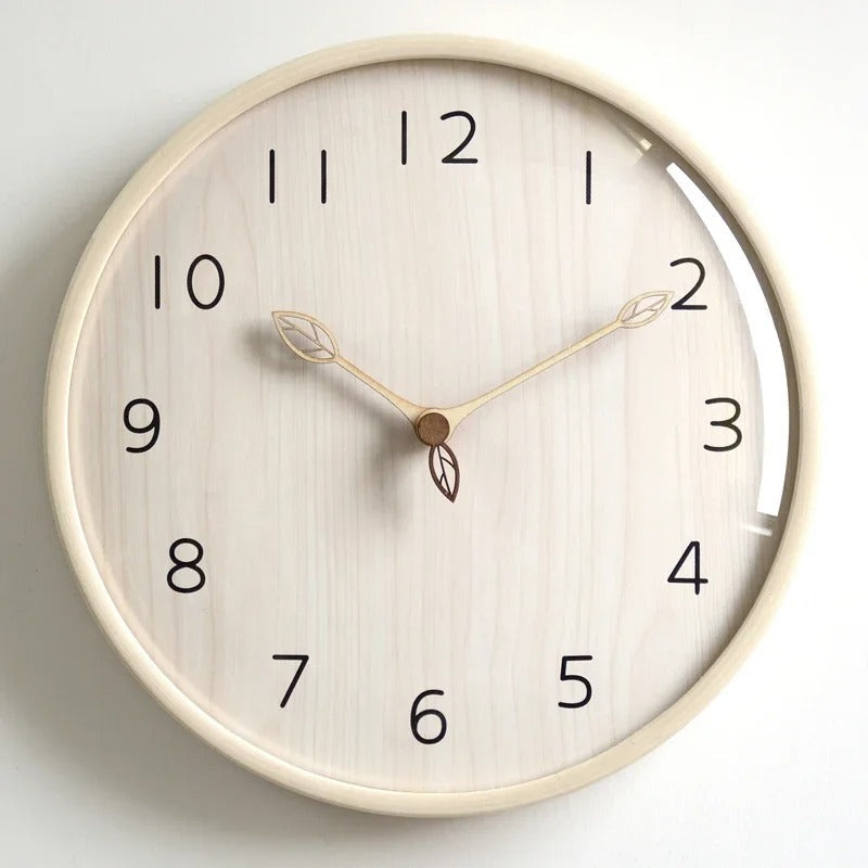 Reloj de Pared Hojas Madera - imagen 2