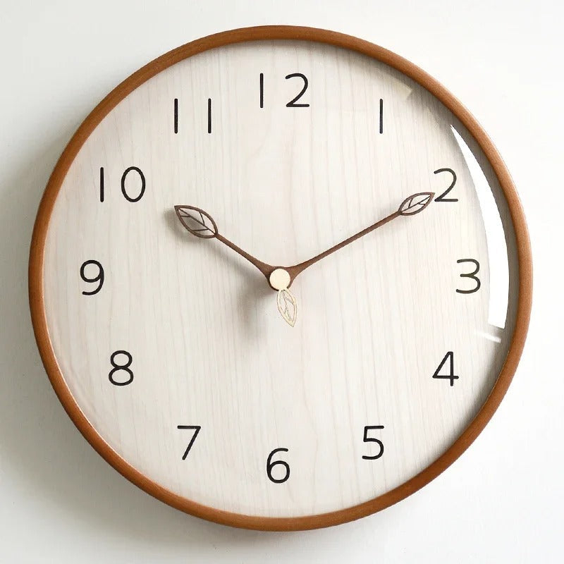 Reloj de Pared Hojas Madera - imagen 7