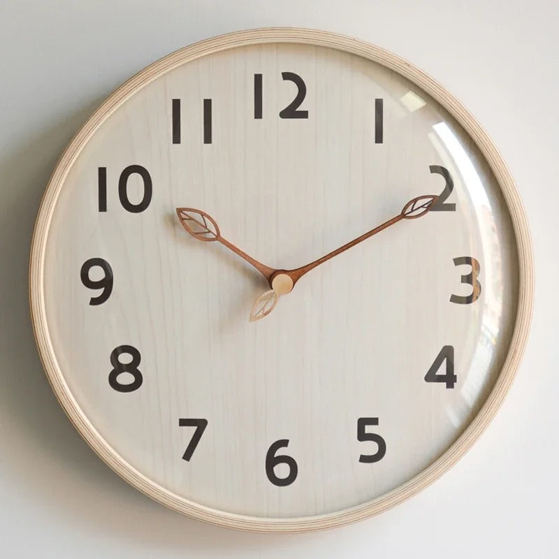 Reloj de Pared Hojas Madera - imagen 9