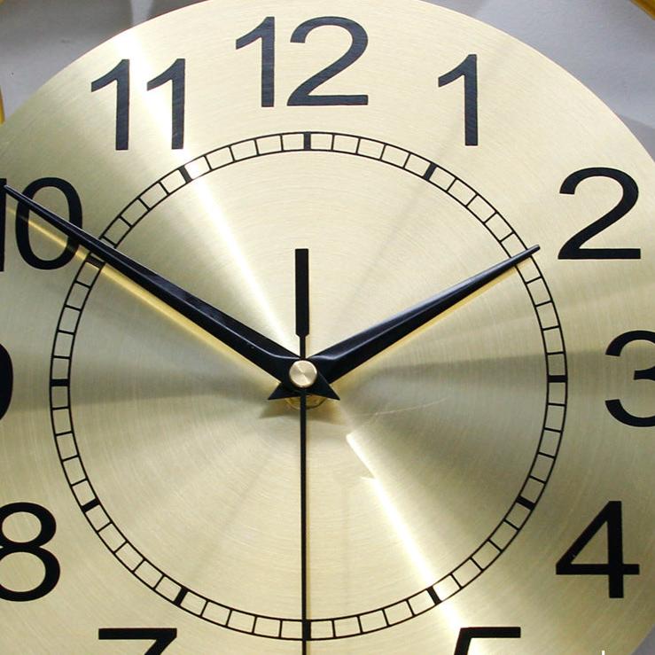 Reloj de Pared Círculo Dorado - imagen 2