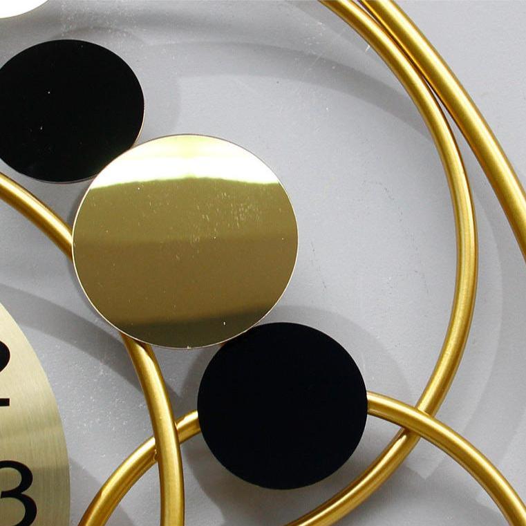 Reloj de Pared Círculo Dorado - imagen 3