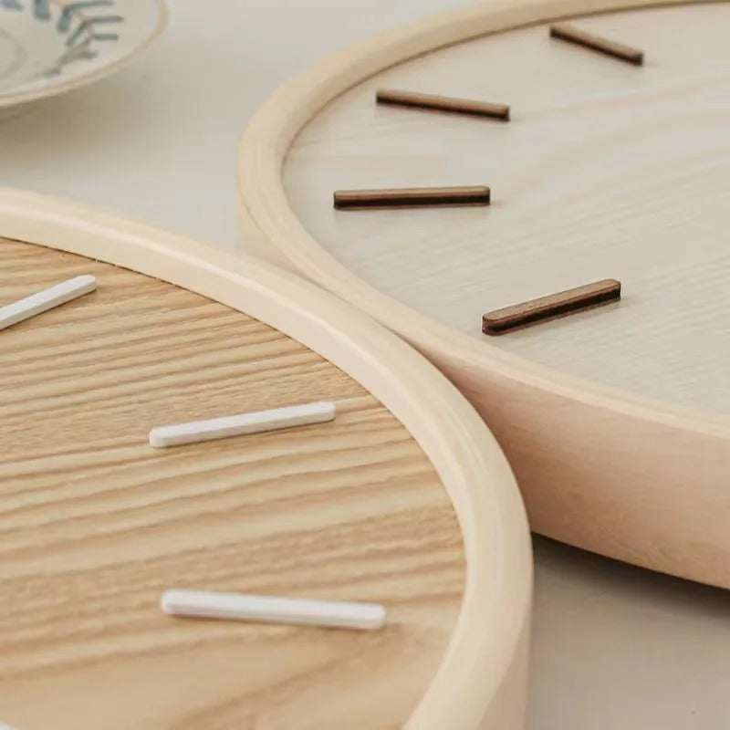 Reloj de Pared Madera Natural