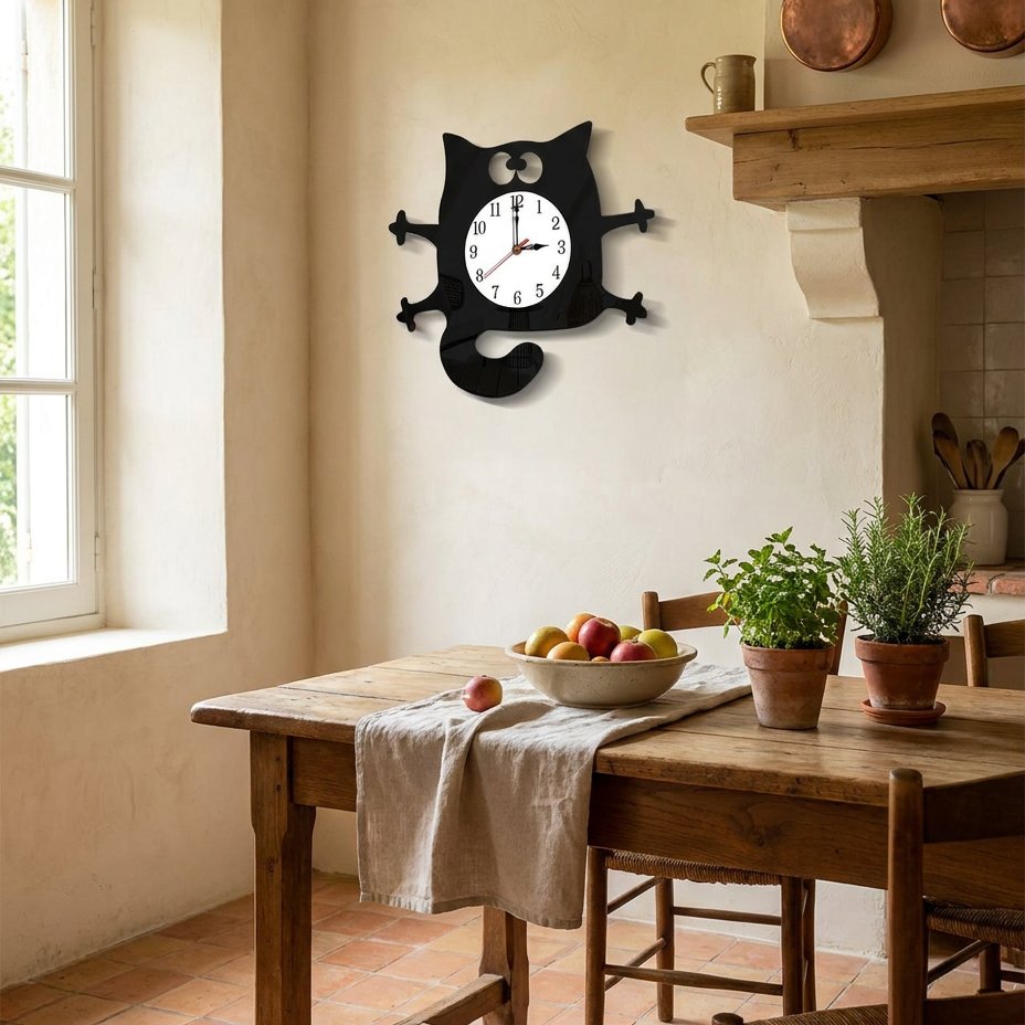 Reloj de Pared Silueta Felina - imagen 2
