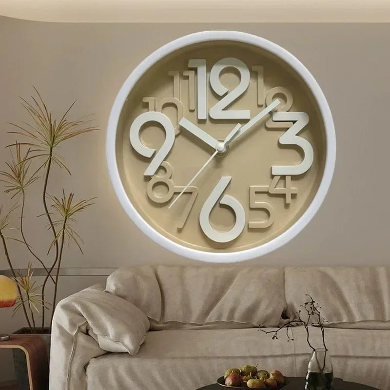 Reloj de Pared Números Blancos - imagen 4