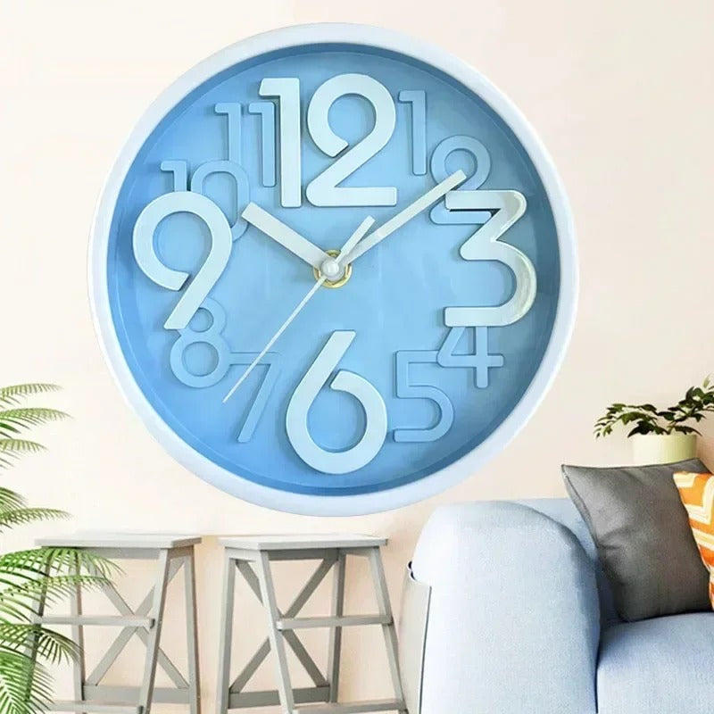 Reloj de Pared Números Blancos - imagen 5