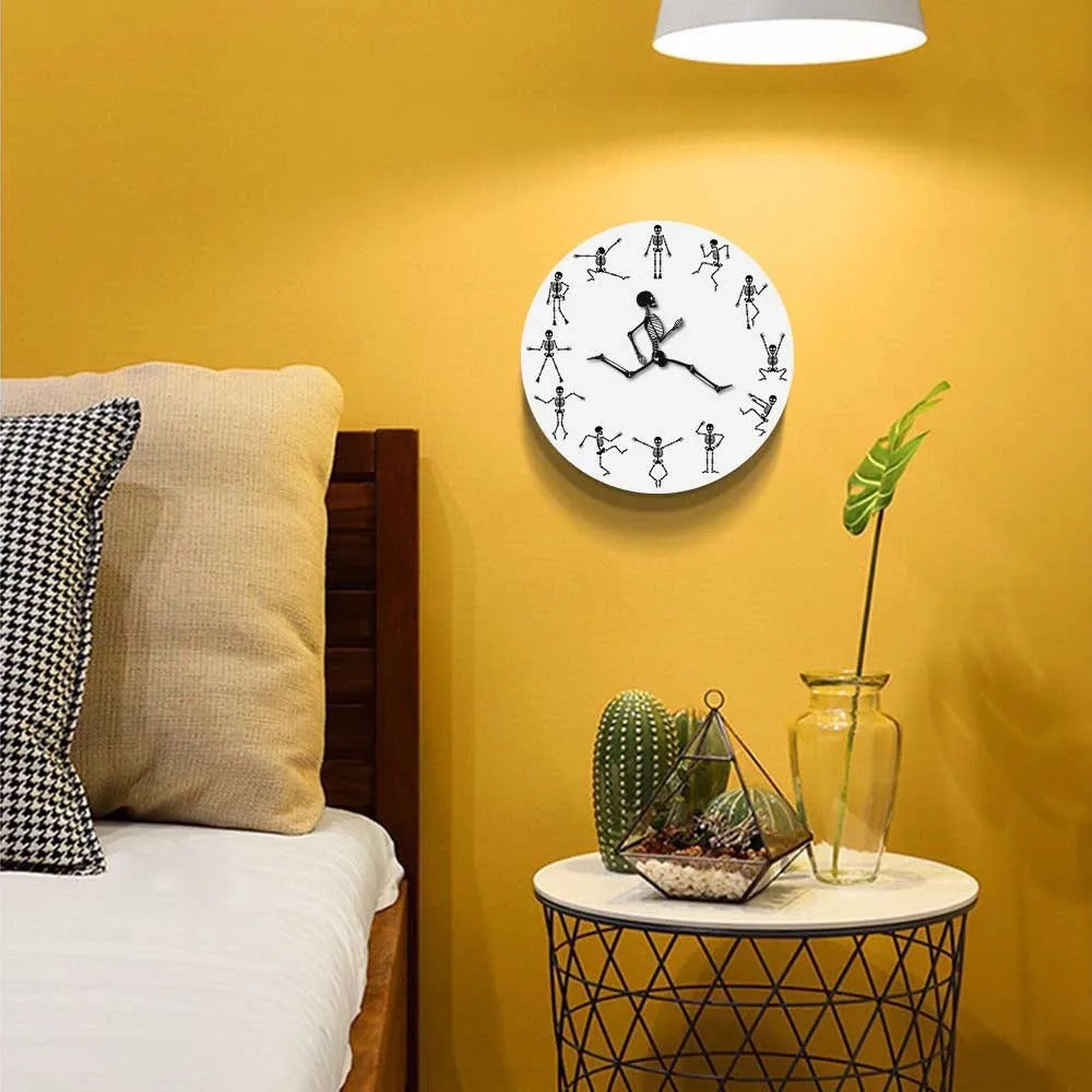 Reloj de Pared Humor Esqueleto