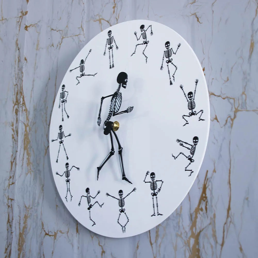 Reloj de Pared Humor Esqueleto - imagen 2