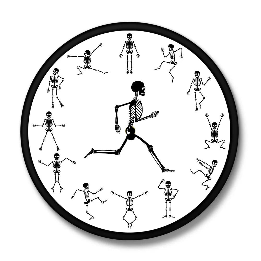 Reloj de Pared Humor Esqueleto - imagen 4