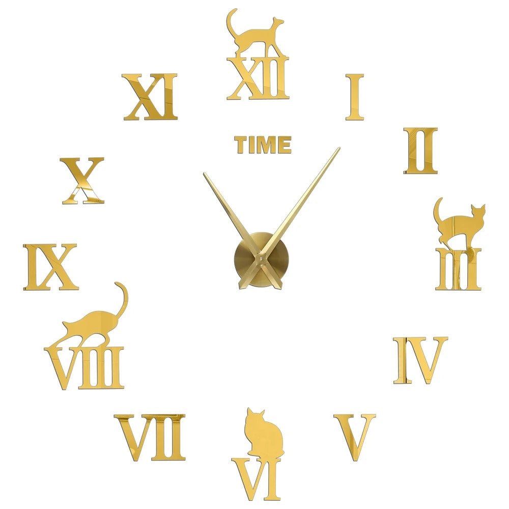 Reloj de Pared Números Gato - imagen 5