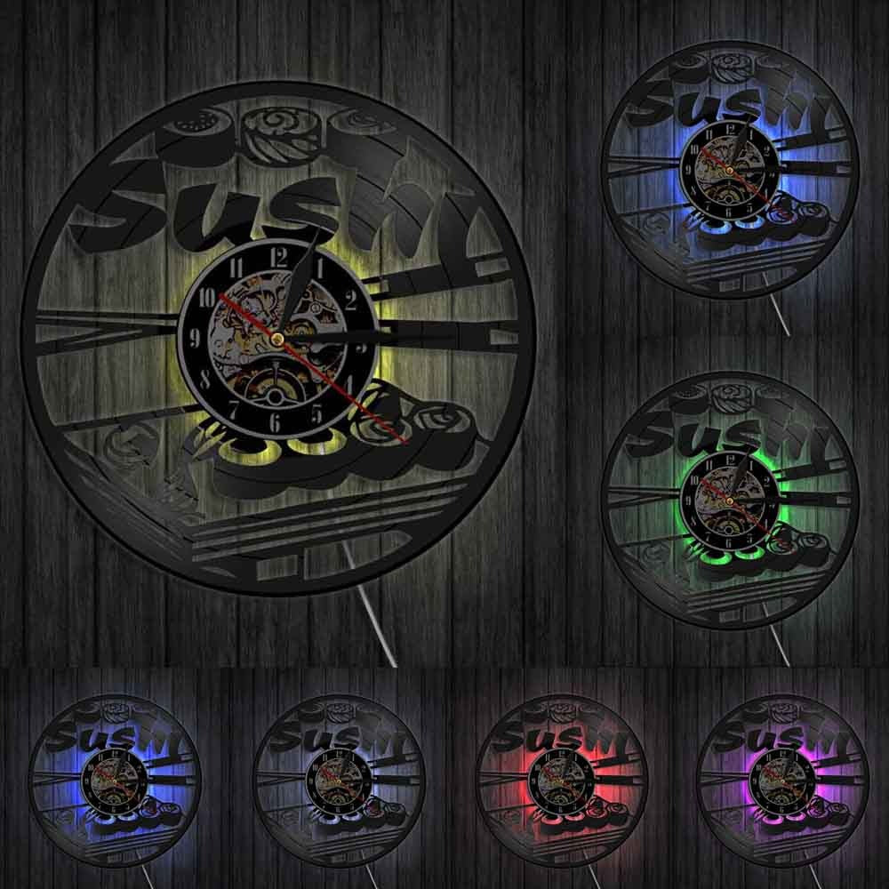 Reloj de Pared Sushi Luminoso