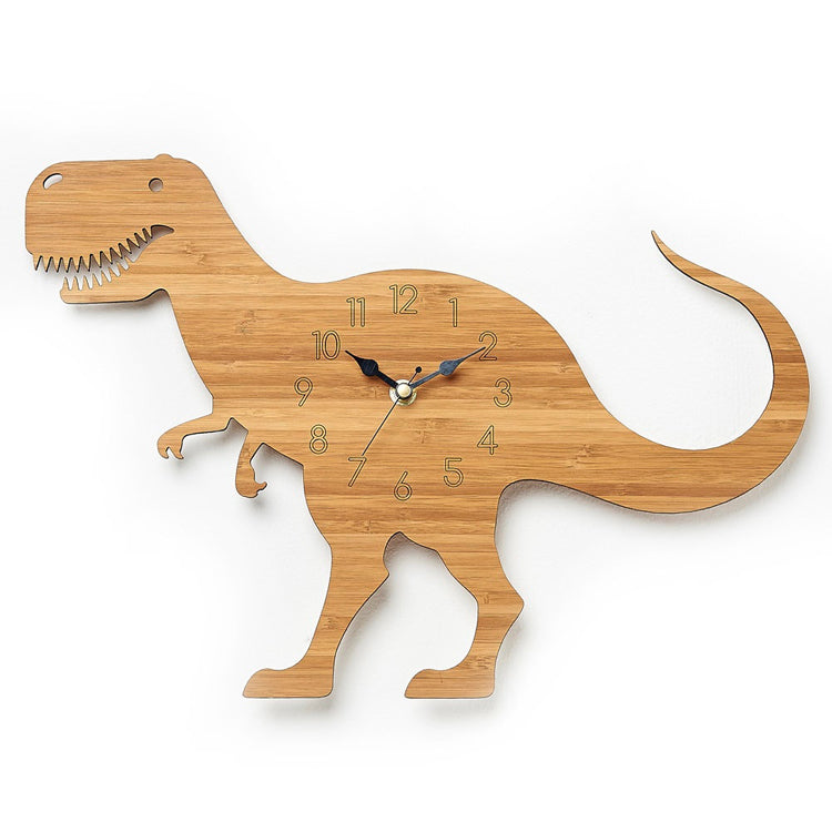 Reloj de Pared Dinosaurio Madera - imagen 2