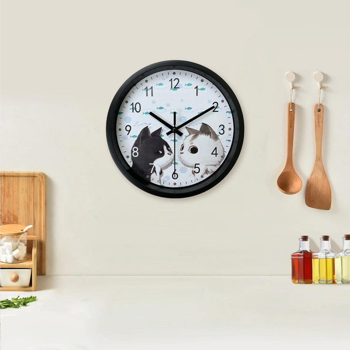 Reloj de Pared Gatos Gráficos - imagen 2