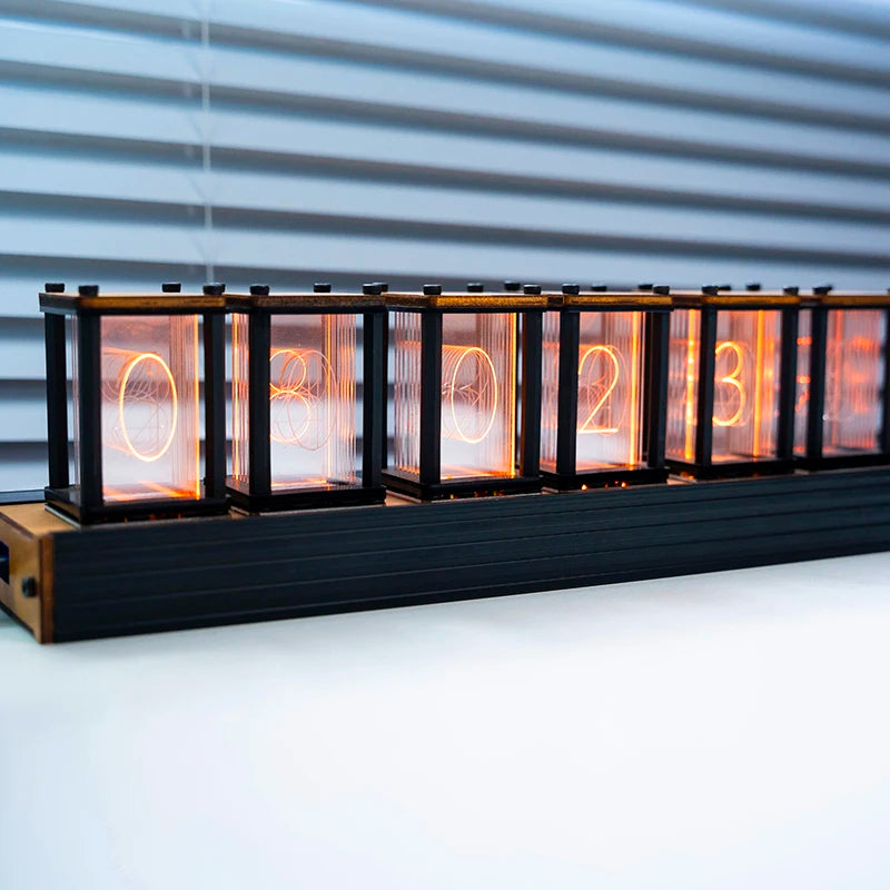 Reloj de Sobremesa Fecha Tubos LED - imagen 4