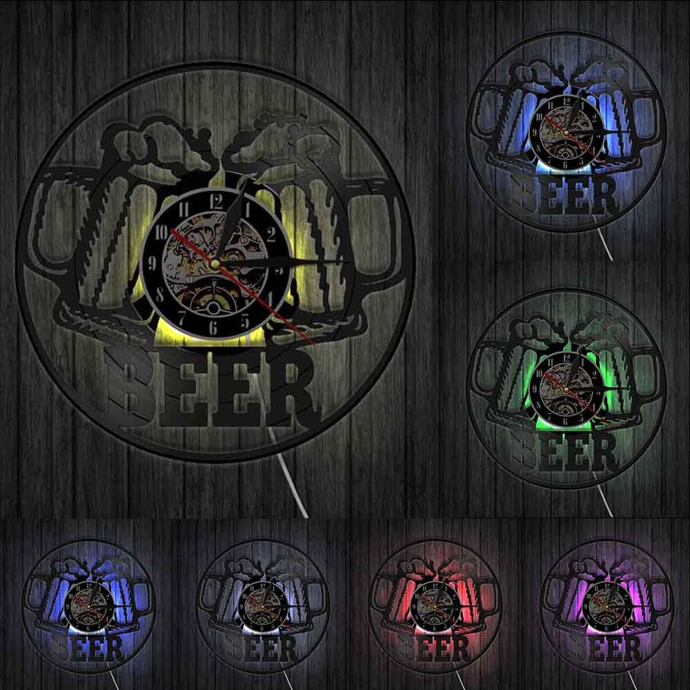 Reloj de Pared Cerveza LED