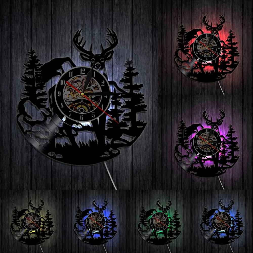 Reloj de Pared Bosque Luminoso