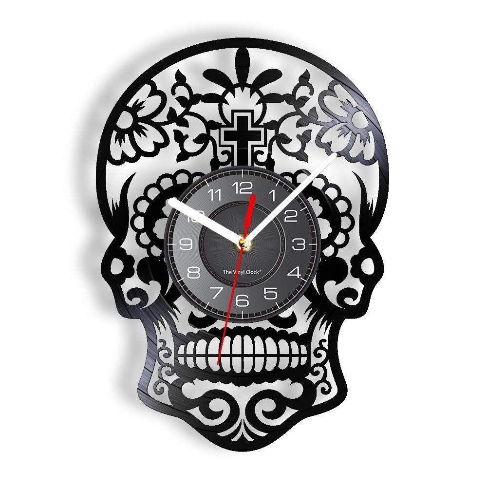 Reloj de Pared Calavera Mexicana