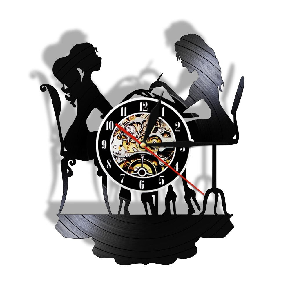 Reloj de Pared Salón de Manicura