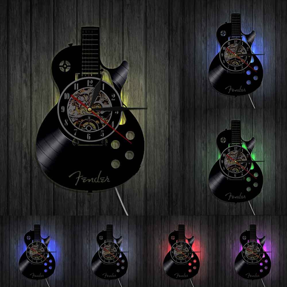 Reloj de Pared Guitarra LED - imagen 2