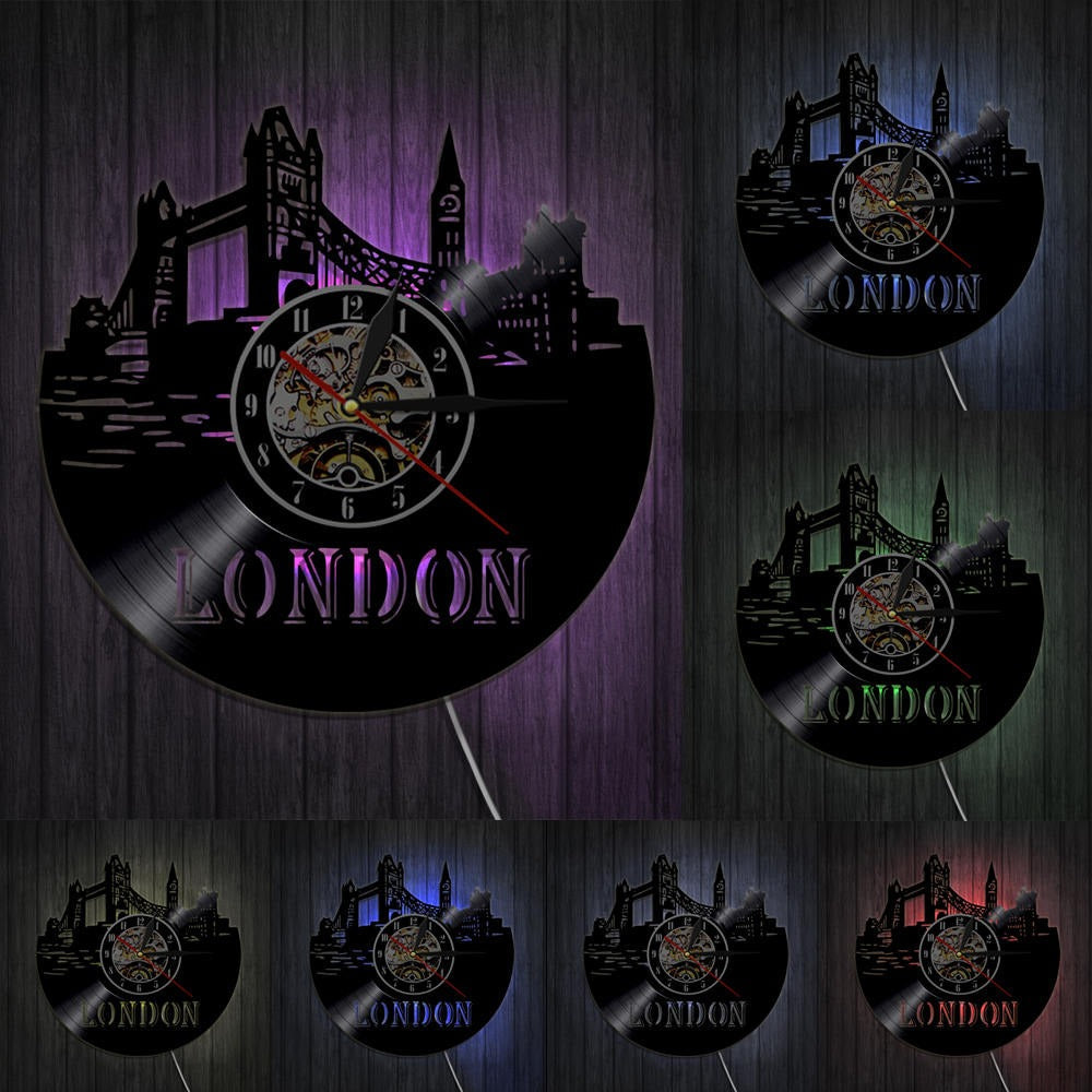 Reloj de Pared Londres Vinilo
