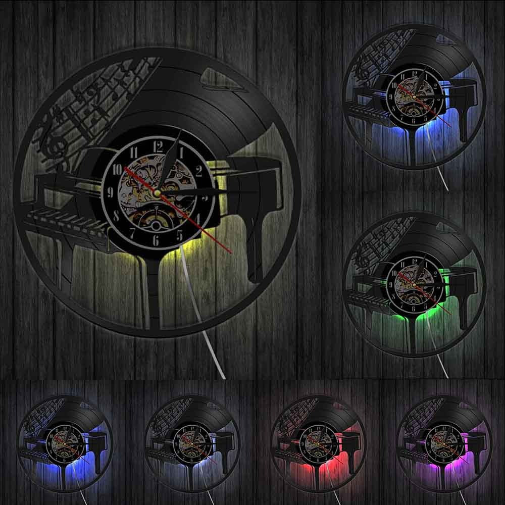 Reloj de Pared Piano LED