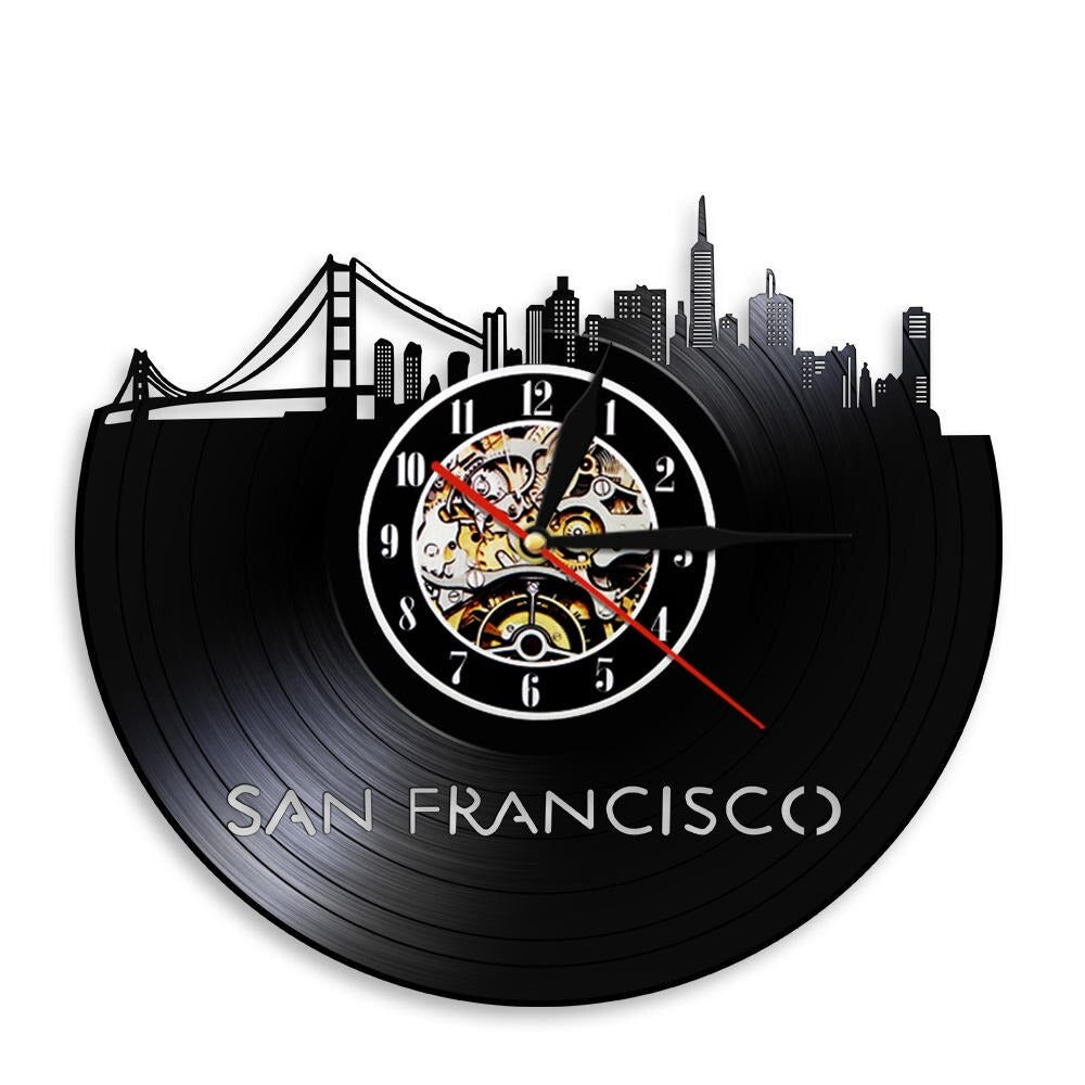 Reloj de Pared Skyline Urbano