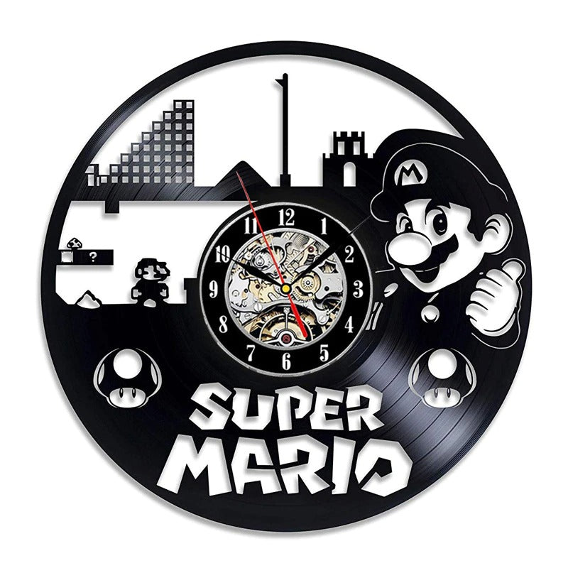 Reloj de Pared Mario Bros