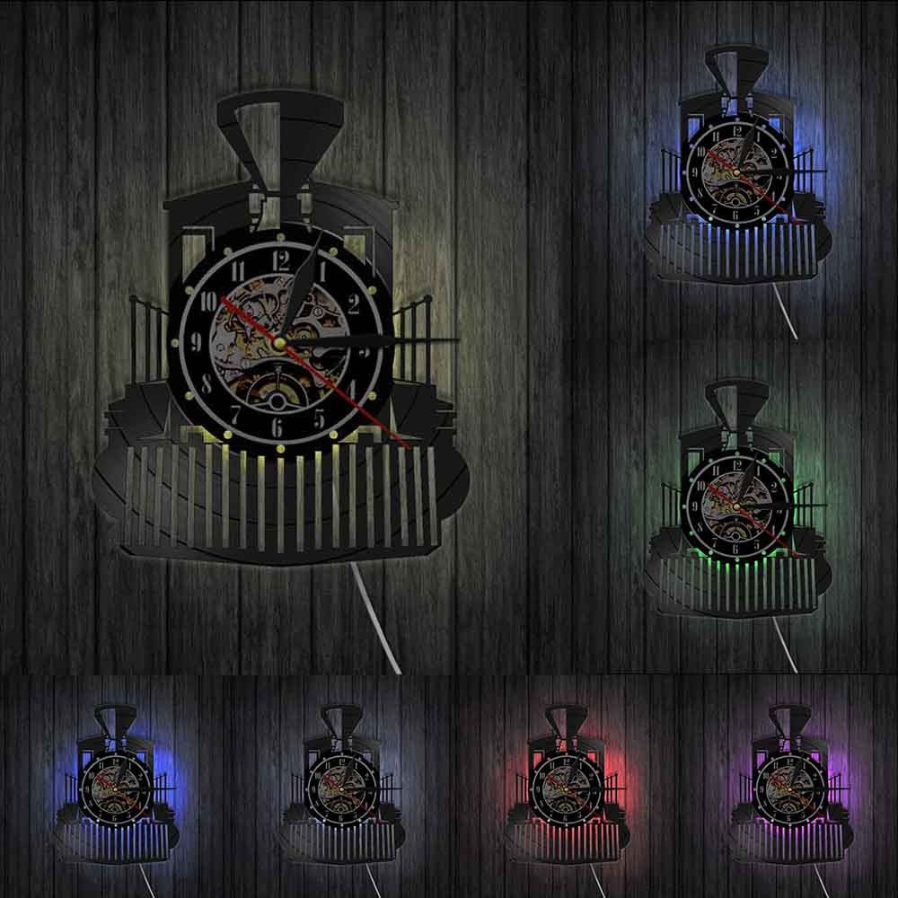 Reloj de Pared Locomotora LED