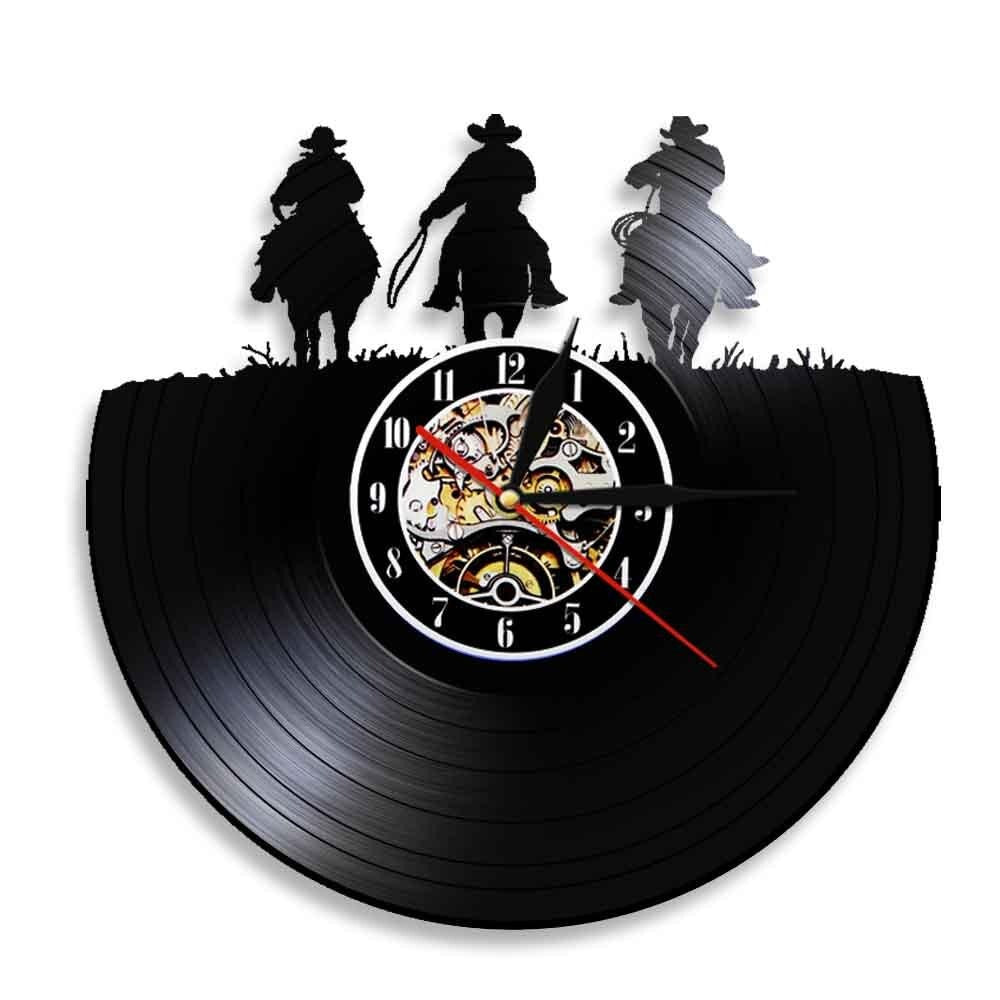 Reloj de Pared Cowboy Vinilo