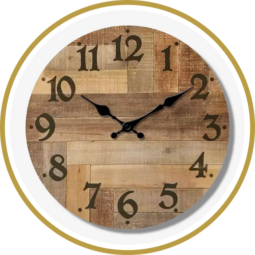 Reloj de madera