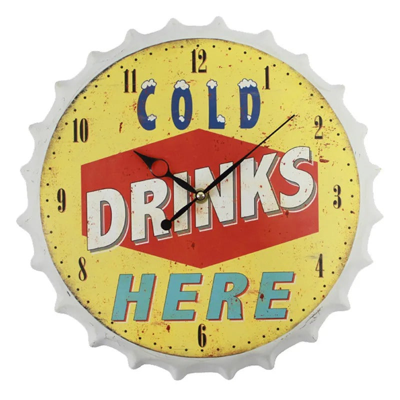 Reloj de Pared Cerveza Vintage - imagen 7