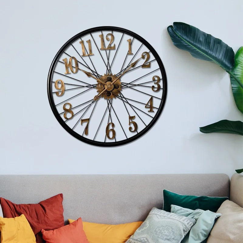 Reloj de Pared Engranaje Metal - imagen 4