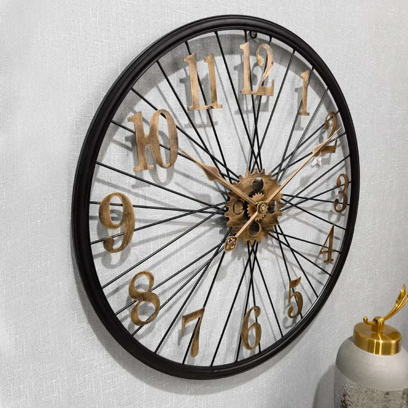 Reloj de Pared Engranaje Metal - imagen 5