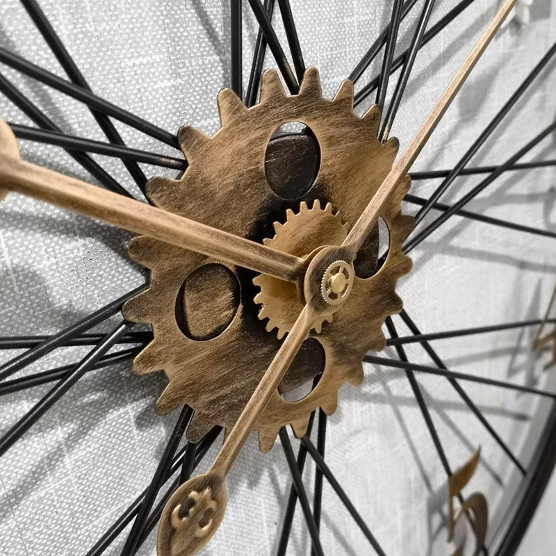 Reloj de Pared Engranaje Metal - imagen 6