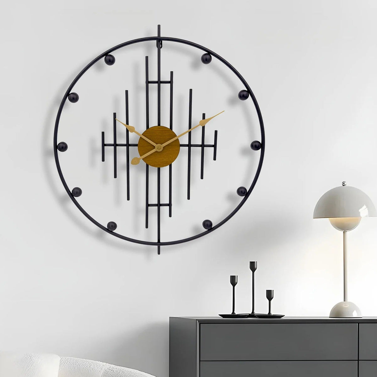 Reloj de Pared Metal Gráfico