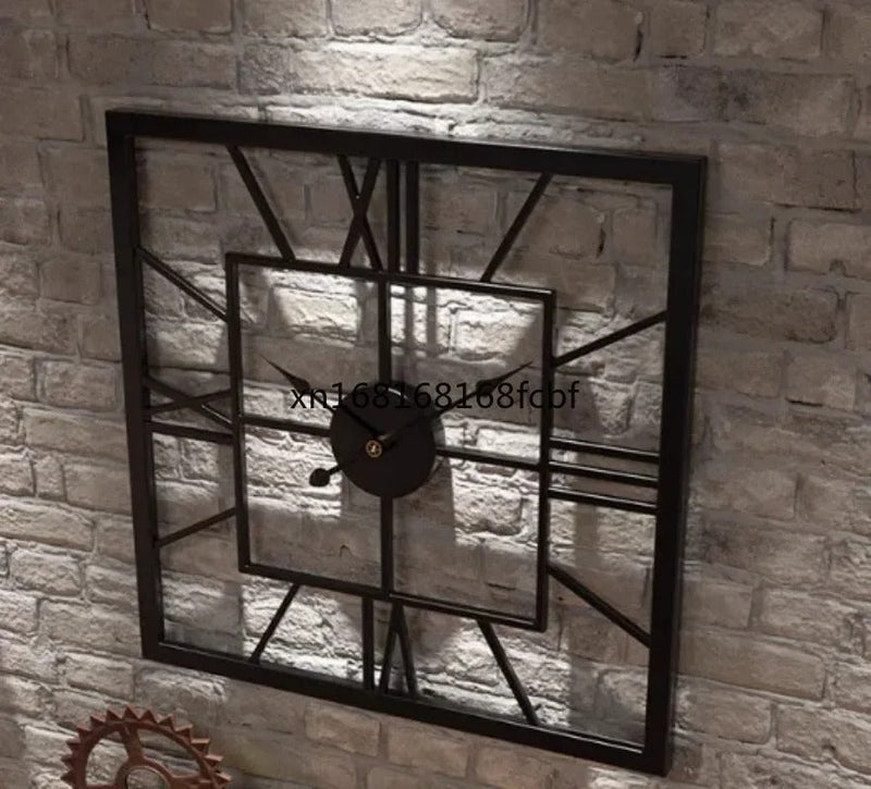 Reloj de Pared Cuadrado Espejo