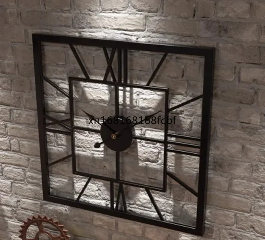 Reloj de Pared Cuadrado Espejo - imagen 2