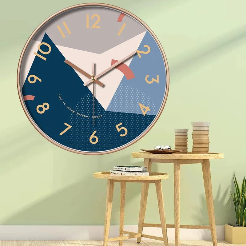 Reloj de Pared Geométrico Abstracto - imagen 2