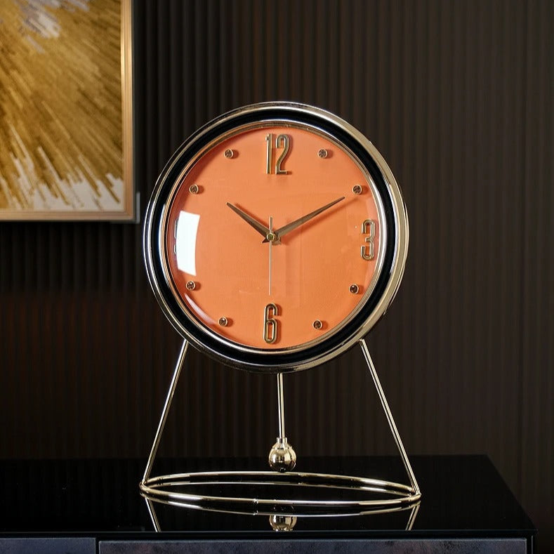 Reloj de Sobremesa Naranja Moderno - imagen 2