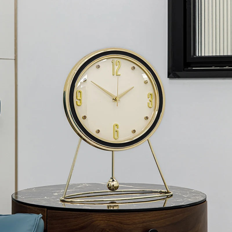 Reloj de Sobremesa Naranja Moderno - imagen 4